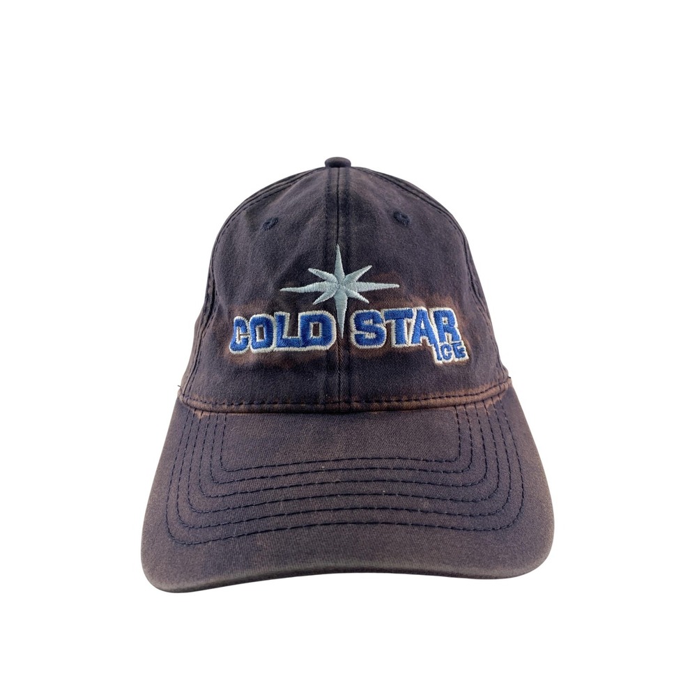 Cold Star Ice Hat Cap Fitted Mens L/XL Navy Baseball Red